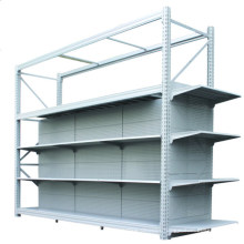 Heavy Muli-Funcation Black Supermarket Gondola Shelving Units